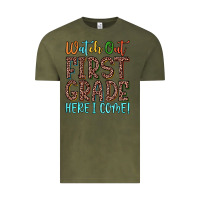 Vintage Olive watch out first grade here i come! Vintage Tee - JahusDesignShop
