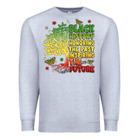Heather Grey title black history celebration Premium Sweatshirt - LillyAllenDesigns