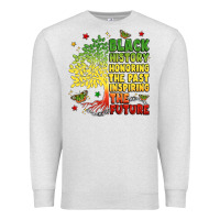 Oatmeal Heather title black history celebration Premium Sweatshirt - LillyAllenDesigns