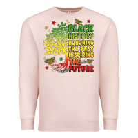 Pale Pink title black history celebration Premium Sweatshirt - LillyAllenDesigns