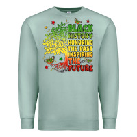 Seafoam title black history celebration Premium Sweatshirt - LillyAllenDesigns