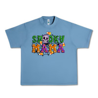 Pebble Blue Spooky mama Urban Heavy Tee - Artiststas