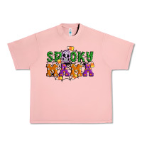 Salmon Spooky mama Urban Heavy Tee - Artiststas
