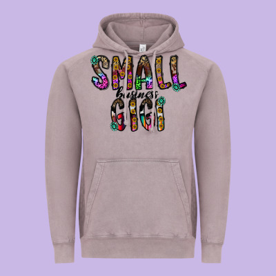 Small Business Gİgi Vintage Hoodie Designed By Cowhidedigitalart