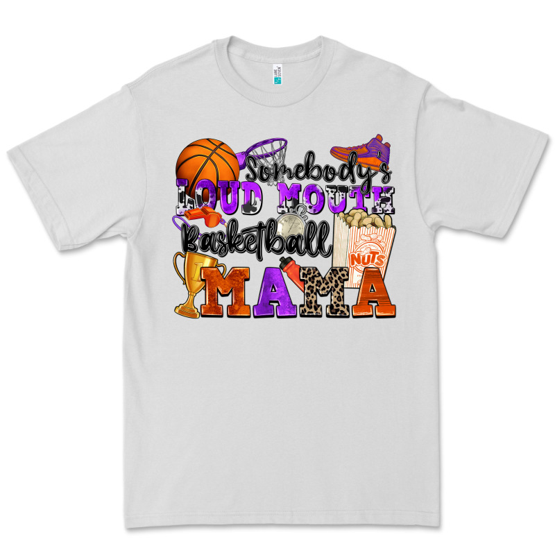 Somebody's Loud Mouth Basketball Mama Premium Tee by Zillion Design Studio | Teevron