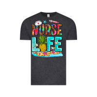 Vintage Black nurse life summer Vintage Tee - AdoDesignShop