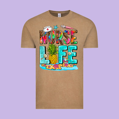 Nurse Life Summer Vintage Tee Designed By Adodesignshop