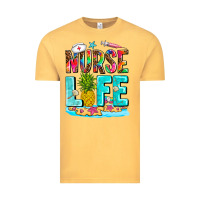 Vintage Mustard nurse life summer Vintage Tee - AdoDesignShop
