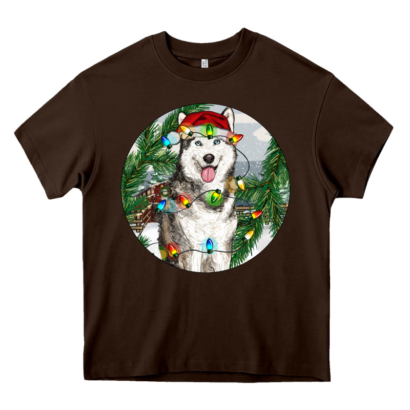 Husky And Farm Ornament Heavy Core Tee by RanaPortraitStore | Teevron