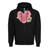 Black my valentine is my look boyfriend Zipper Hoodie - MaliasSmallBusiness