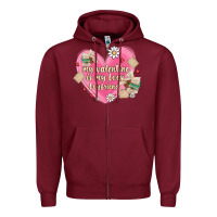 Burgundy my valentine is my look boyfriend Zipper Hoodie - MaliasSmallBusiness