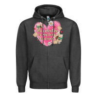 Charcoal Heather my valentine is my look boyfriend Zipper Hoodie - MaliasSmallBusiness