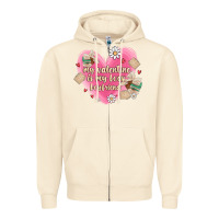 Sandshell my valentine is my look boyfriend Zipper Hoodie - MaliasSmallBusiness