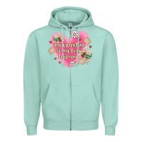 Seafoam my valentine is my look boyfriend Zipper Hoodie - MaliasSmallBusiness