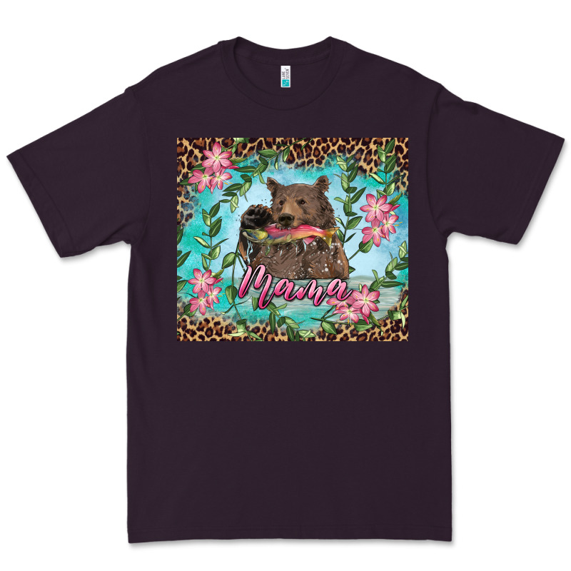 Mama Bear Haunting Fish Floral Premium Tee by RanaPortraitStore | Teevron