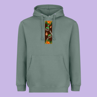 American Football Dad Pen Wrap Heavyweight Hoodie Designed By Bundleandbundleshop