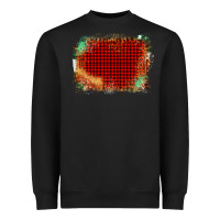 Black Western Red Green Farm Life Brush Stroke Heavyweight Sweatshirt - Bettercallsaul