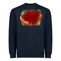 Navy Western Red Green Farm Life Brush Stroke Heavyweight Sweatshirt - Bettercallsaul