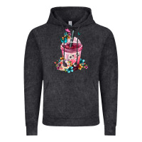 Vintage Black mexican day of the dead skulls coffee cup Vintage Hoodie - FaDigitalArtStudio