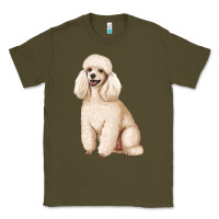 Army Green standart poodle Classic Tee - Artiststas
