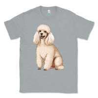Heather Grey standart poodle Classic Tee - Artiststas