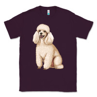 Plum standart poodle Classic Tee - Artiststas