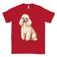 Red standart poodle Classic Tee - Artiststas