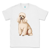 White standart poodle Classic Tee - Artiststas