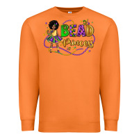 Carrot bead princess mardi gras Premium Sweatshirt - LillyAllenDesigns