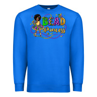 True Royal bead princess mardi gras Premium Sweatshirt - LillyAllenDesigns