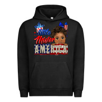 Pigment Black little mister america black boy Urban Hoodie - CowGirlArtShop
