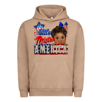 Pigment Burro little mister america black boy Urban Hoodie - CowGirlArtShop