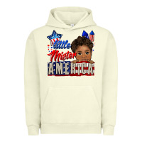 Pigment Pistachio little mister america black boy Urban Hoodie - CowGirlArtShop