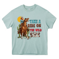 Arona take a ride on the wild side with rodeo Heavy Core Tee - texasbilliewilder