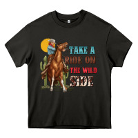 Asphalt take a ride on the wild side with rodeo Heavy Core Tee - texasbilliewilder