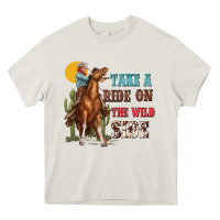 Cream take a ride on the wild side with rodeo Heavy Core Tee - texasbilliewilder