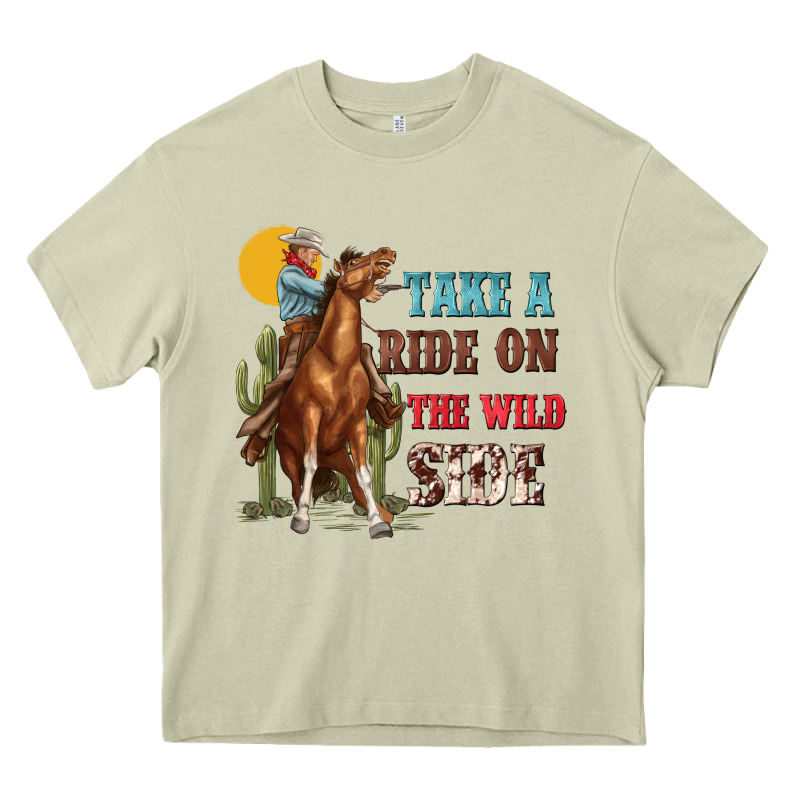 Take A Ride On The Wild Side With Rodeo Heavy Core Tee by texasbilliewilder | Teevron