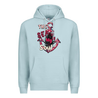 Blue Mist Summer decor The sea is in my Soul Premium Hoodie - Bettercallsaul