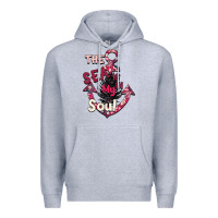 Heather Grey Summer decor The sea is in my Soul Premium Hoodie - Bettercallsaul