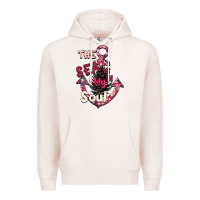 Pale Pink Summer decor The sea is in my Soul Premium Hoodie - Bettercallsaul