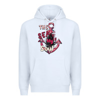 White Summer decor The sea is in my Soul Premium Hoodie - Bettercallsaul