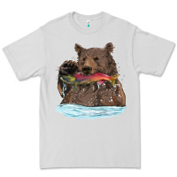 Dove Grey mama bear haunting fish Premium Tee - RanaPortraitStore