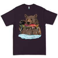 Plum mama bear haunting fish Premium Tee - RanaPortraitStore