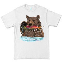 White mama bear haunting fish Premium Tee - RanaPortraitStore