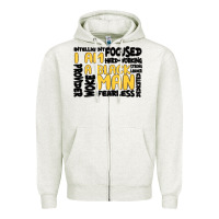 Oatmeal Heather i am a black man Zipper Hoodie - MaliasSmallBusiness