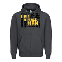 Smoke i am a black man Zipper Hoodie - MaliasSmallBusiness