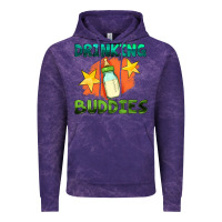 Cloud Purple drinking buddies with baby bottle Vintage Hoodie - HRA Design Shop
