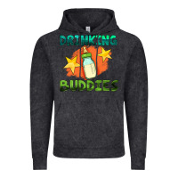 Vintage Black drinking buddies with baby bottle Vintage Hoodie - HRA Design Shop