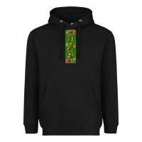 Black american football dad pen wrap Heavyweight Hoodie - BundleAndBundleShop