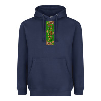 Navy american football dad pen wrap Heavyweight Hoodie - BundleAndBundleShop